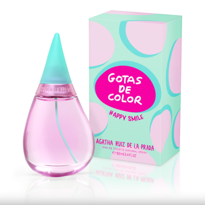 Mierda colorante Dialecto PERFUME Gotas de Color Happy Smile de Agatha Ruiz de la Prada | Perfumes  100% originales - Boom Store Colombia